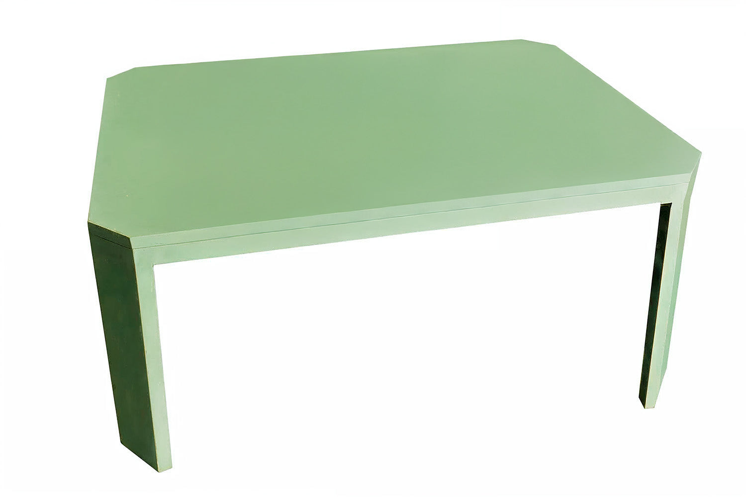 Acento Dining Table Aquamarine Lacquer