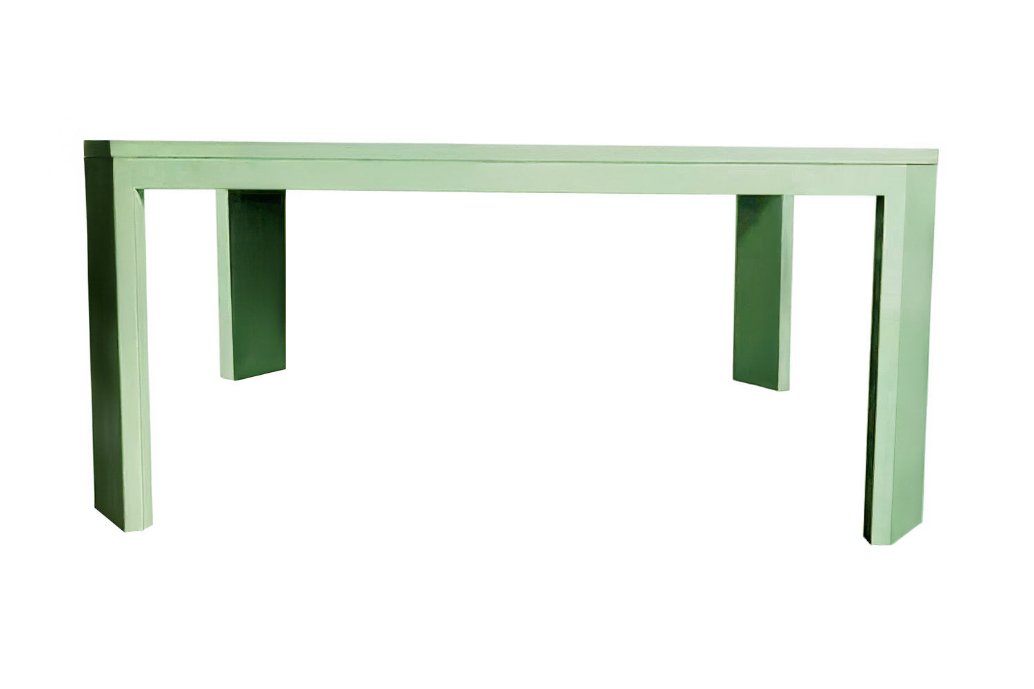 Acento Dining Table Aquamarine Lacquer