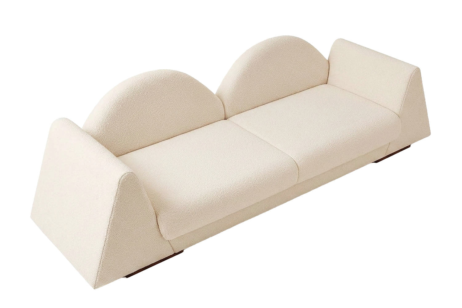 Amanecer Sofa White Bouclé