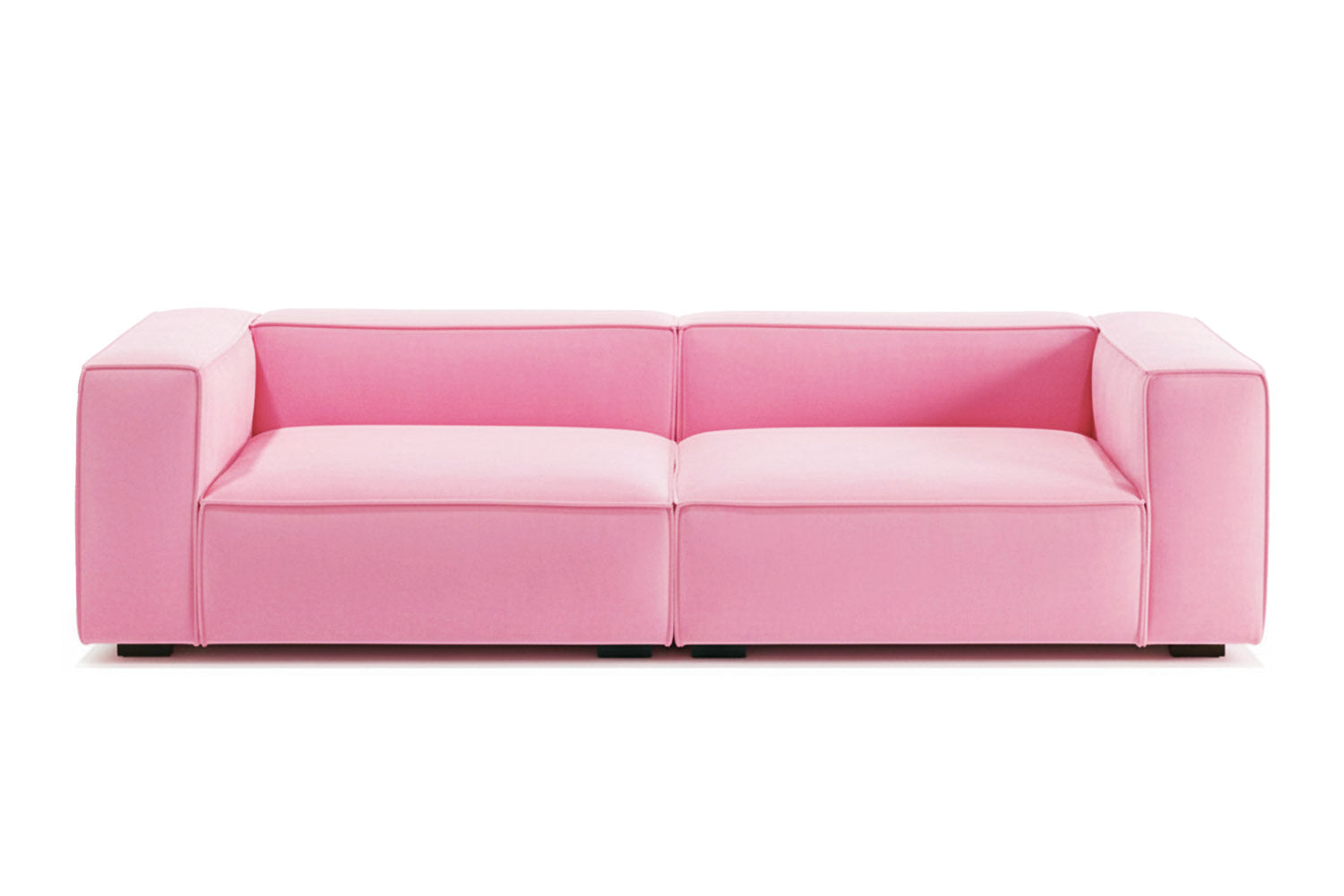 Arraigo Sofa Pink Velvet