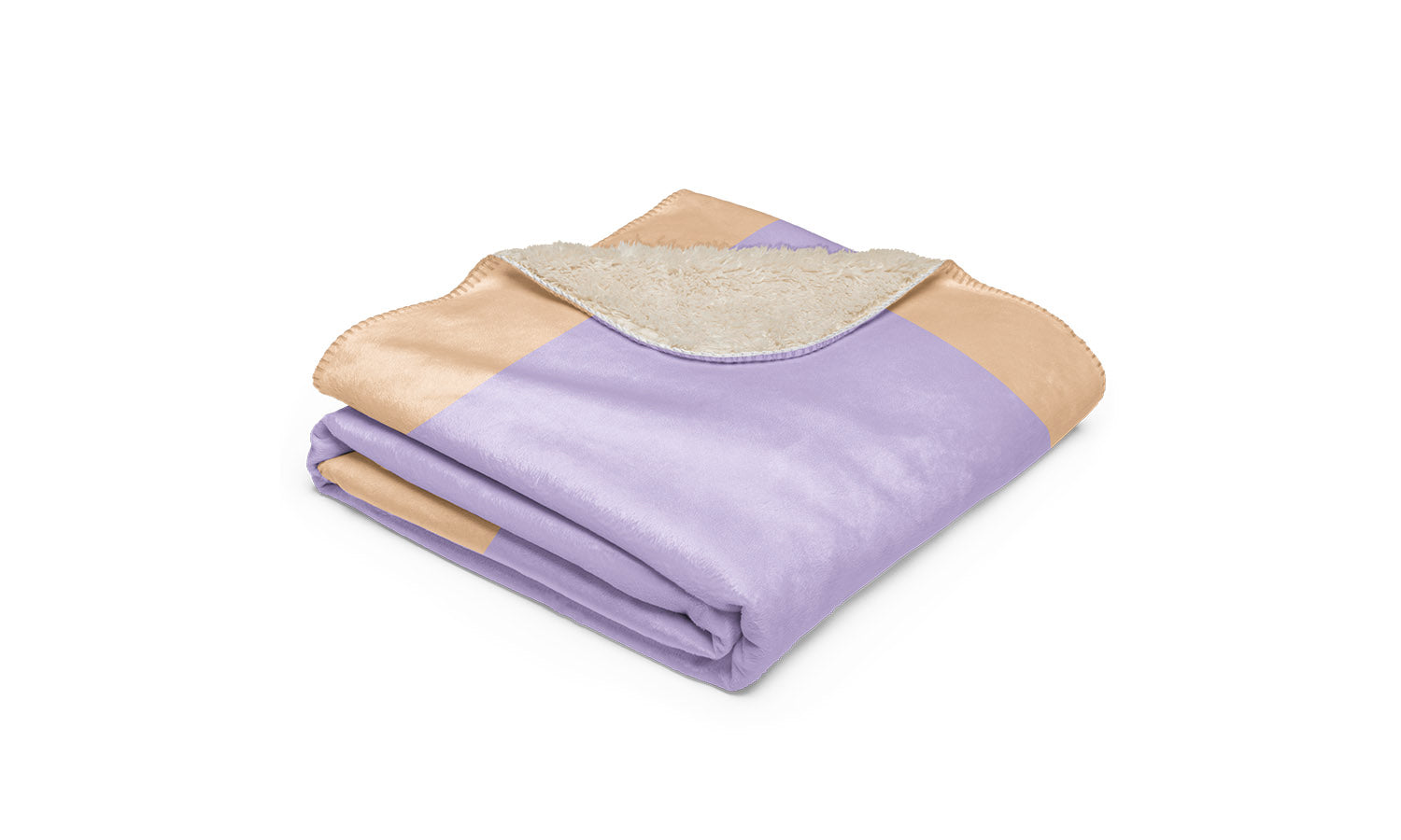Manta Boreal con Marco Beige/Lila
