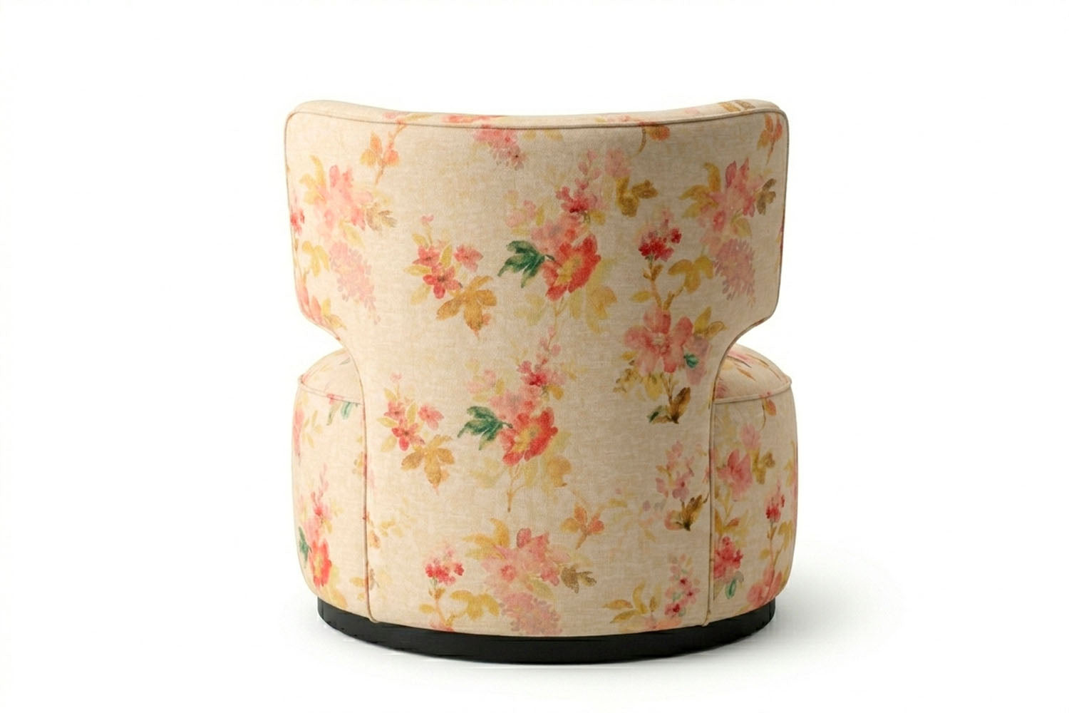 Capricho Swivel Chair Creme Floral