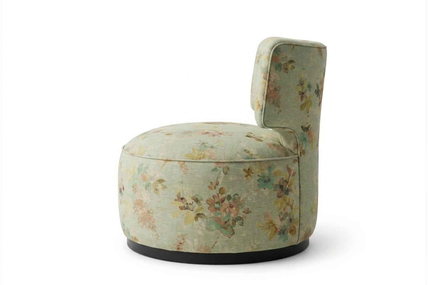 Capricho Swivel Chair Green Floral