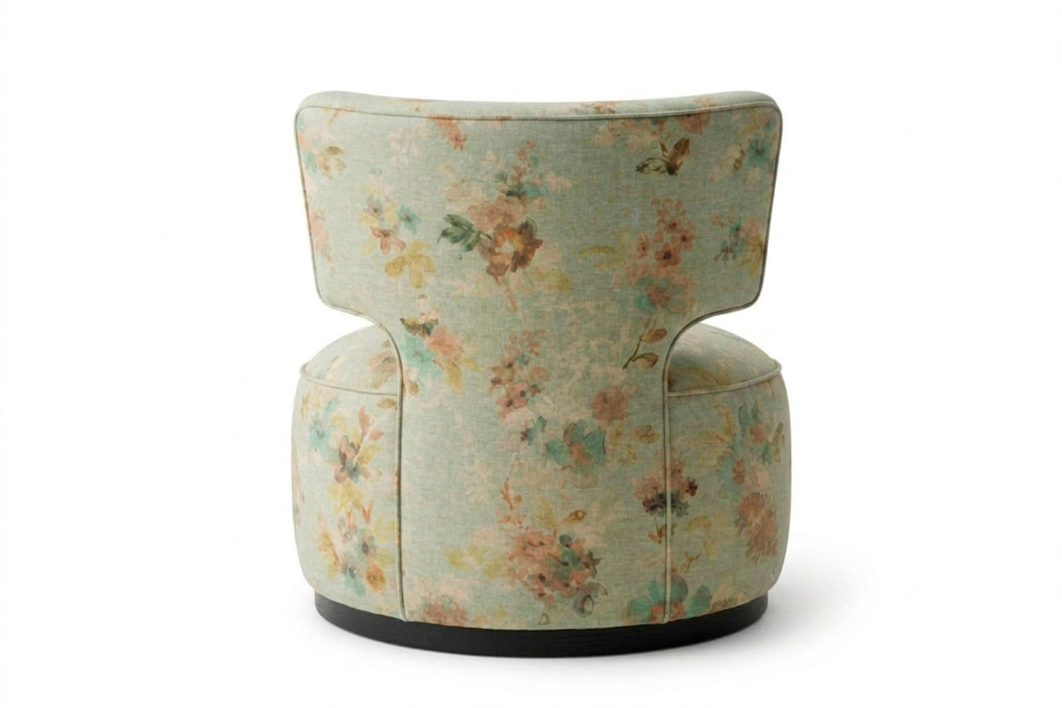 Capricho Swivel Chair Green Floral