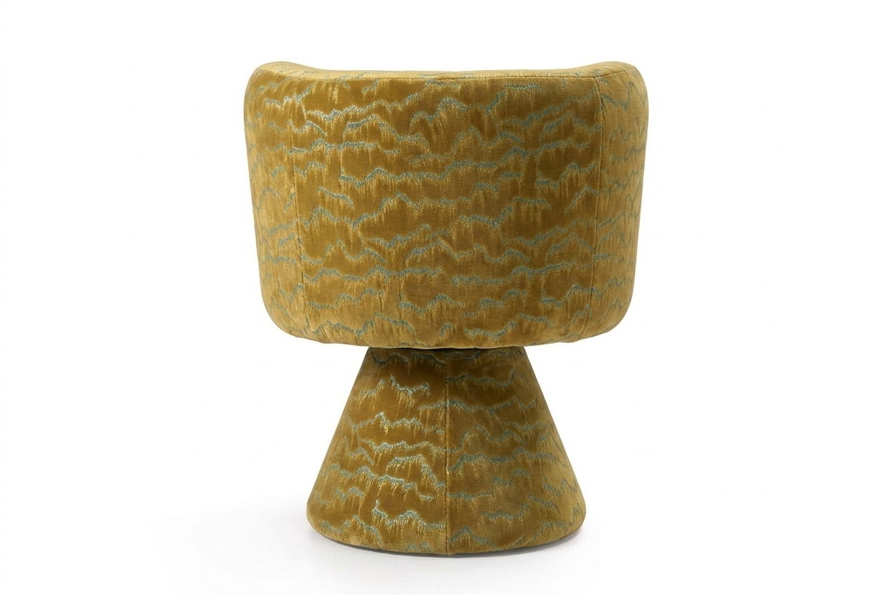 Coraje Swivel Chair Mustard Relief