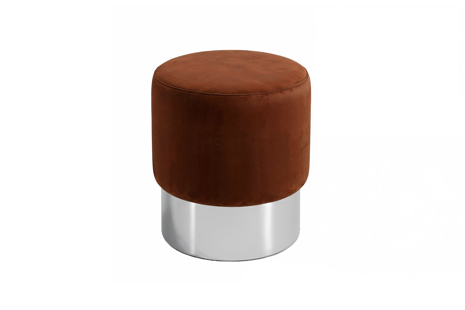 Destino Stool Brown Velvet