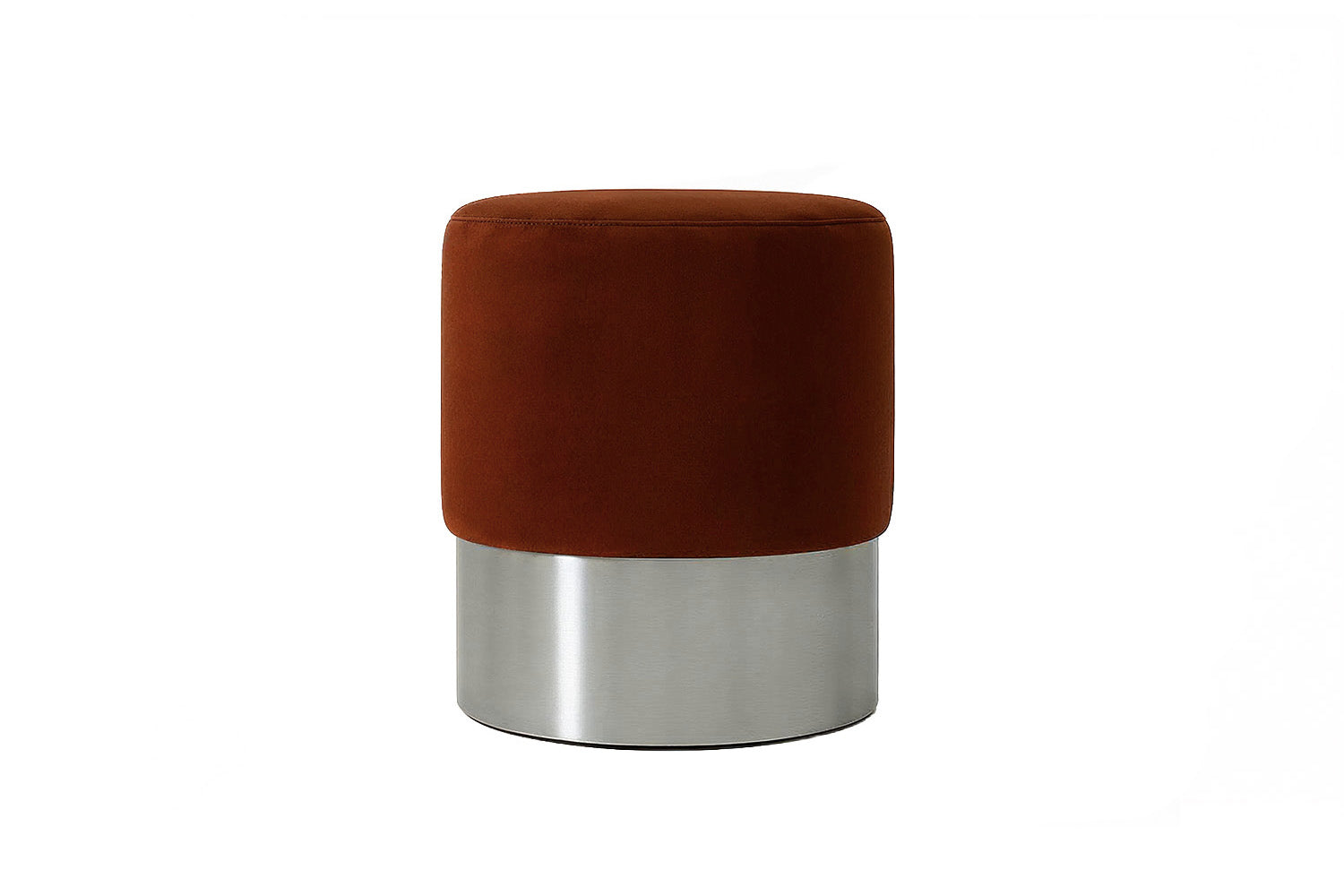 Destino Stool Brown Velvet
