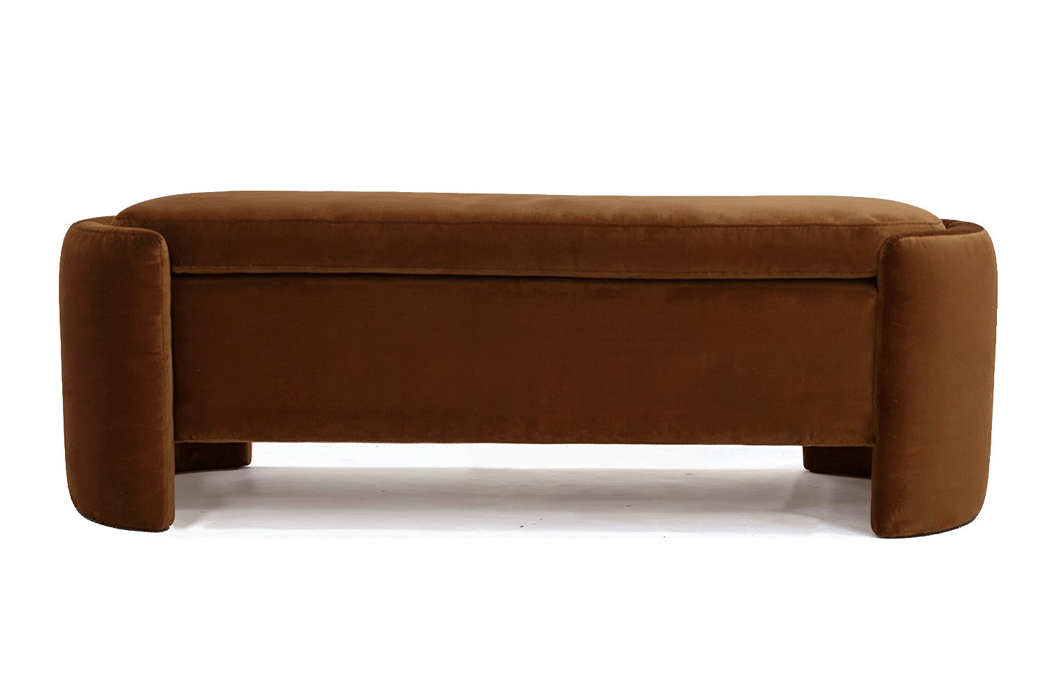 Enigma Bench Brown Velvet