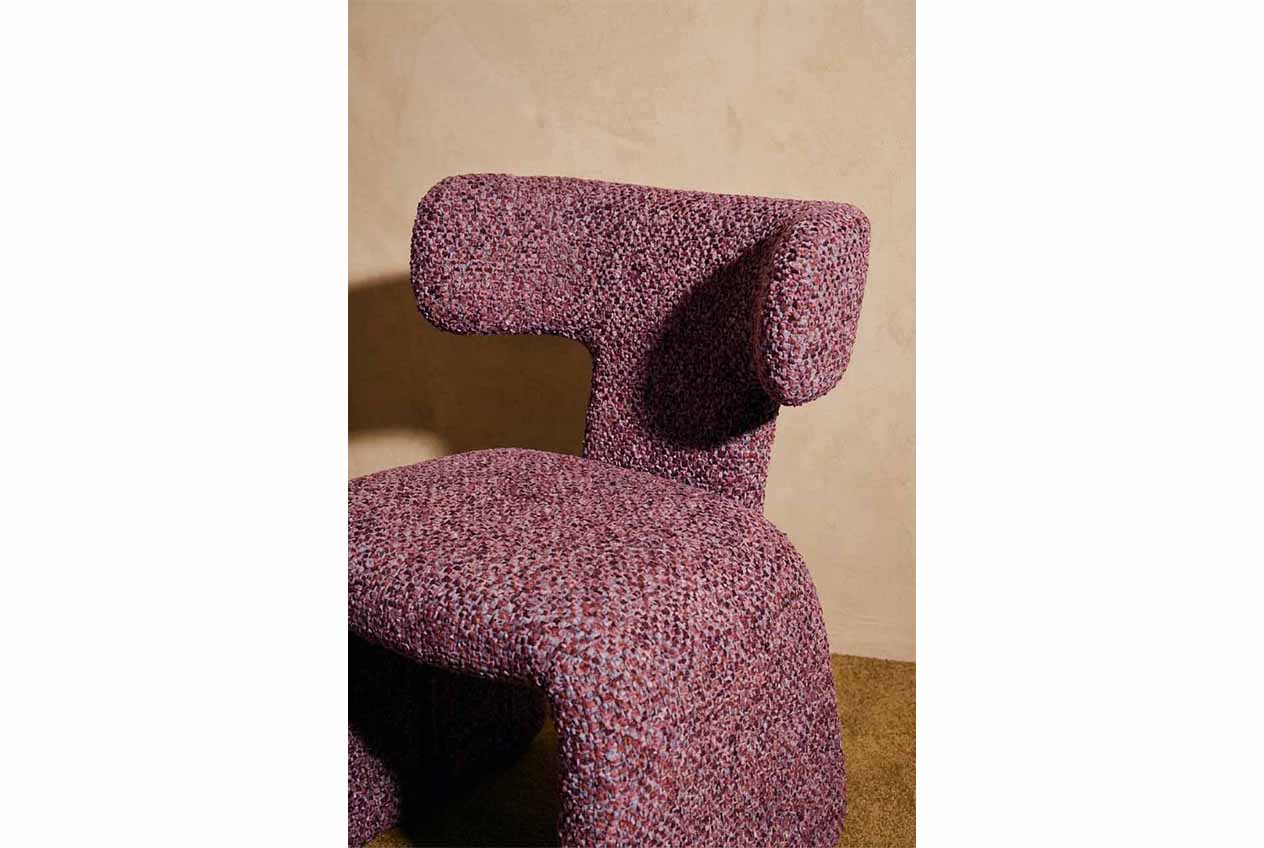 Euforia Dining Chair Purple Chenille