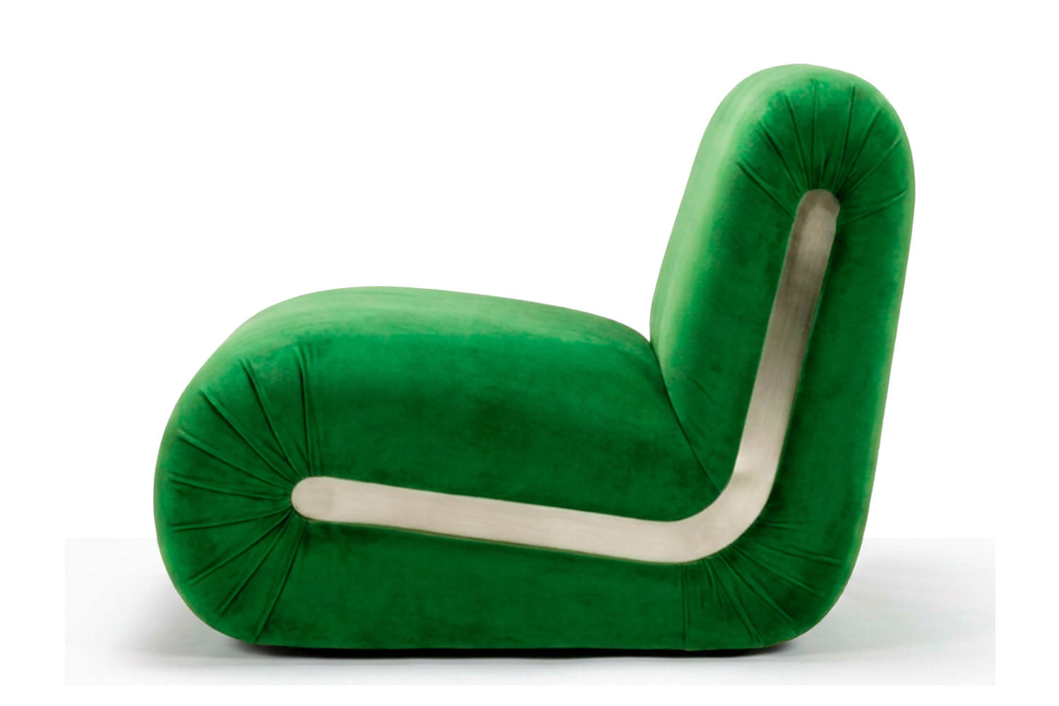 Frenesí Lounge Chair Green Velvet