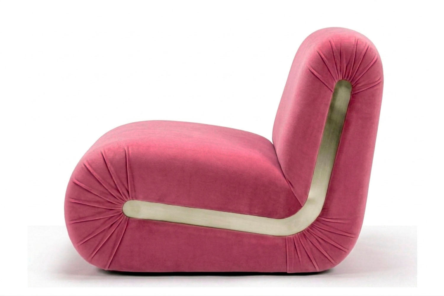 Frenesí Lounge Chair Pink Velvet