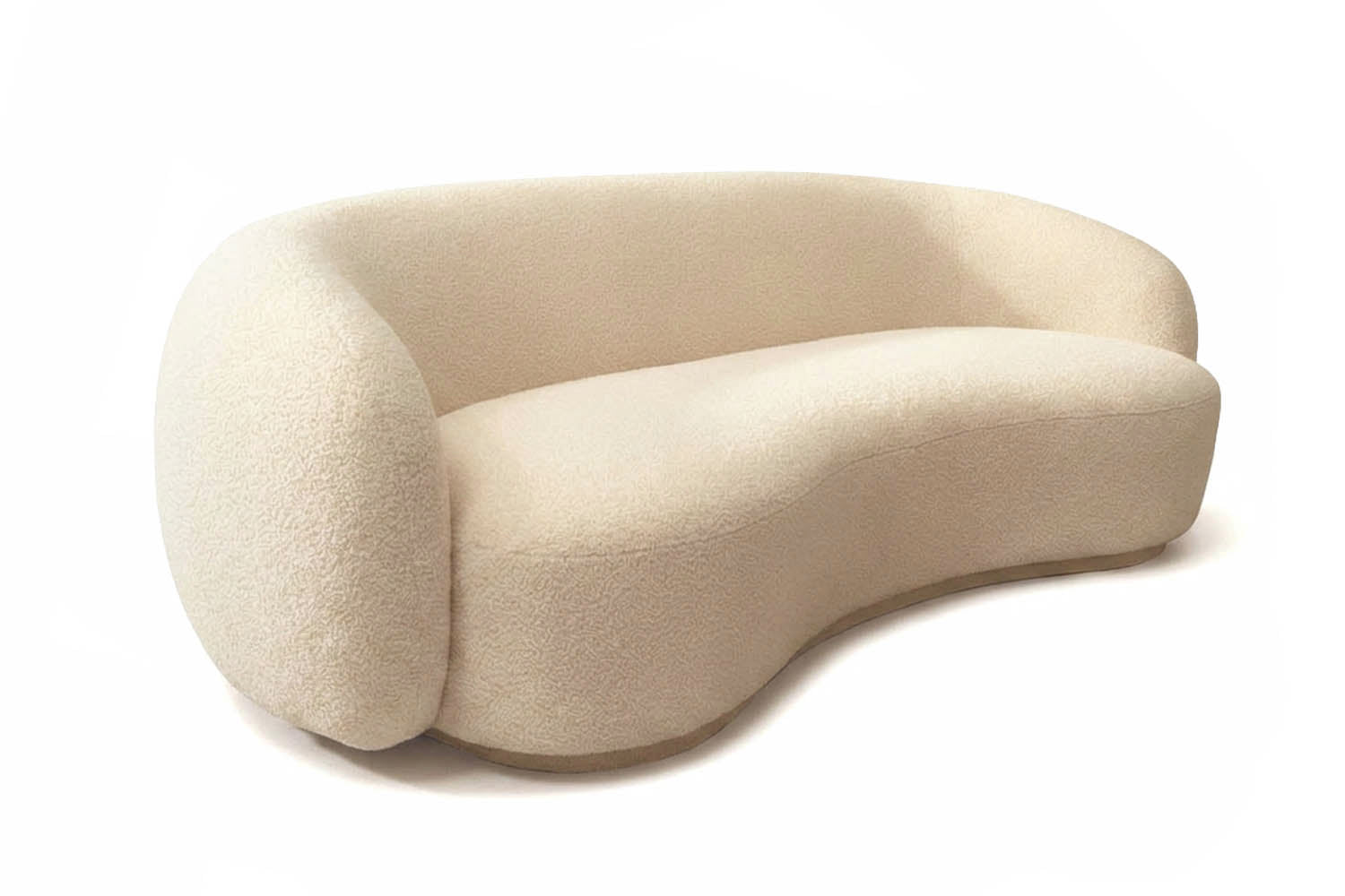 Melancolía Sofa White Bouclé