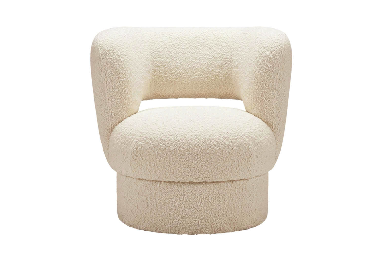Ritual Armchair White Bouclé