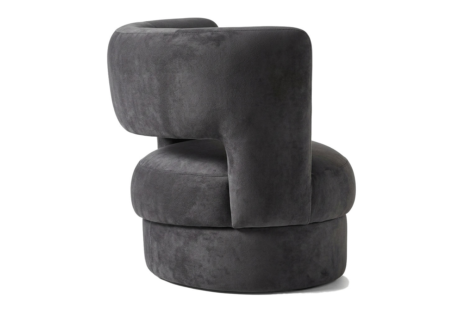Ritual Armchair Grey Velvet
