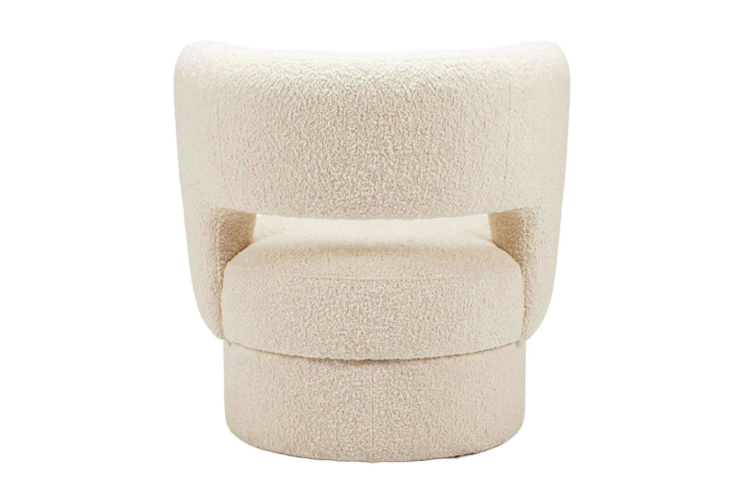 Ritual Armchair White Bouclé