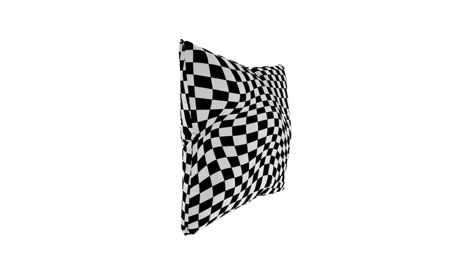 Trama Cushion Black/White Checkered