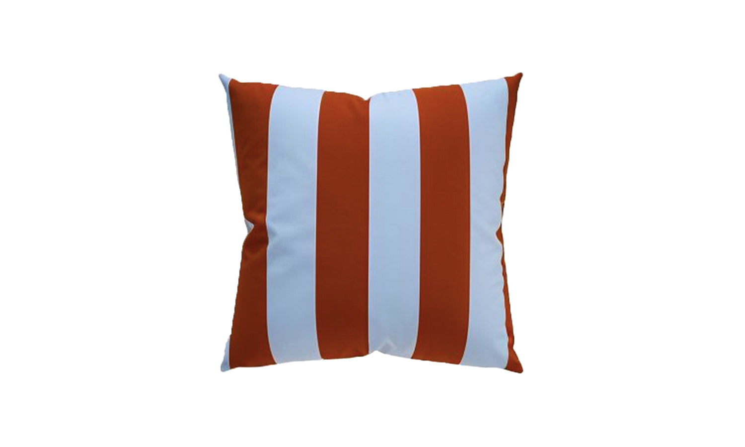 Trama Cushion Brown/Light Blue Striped
