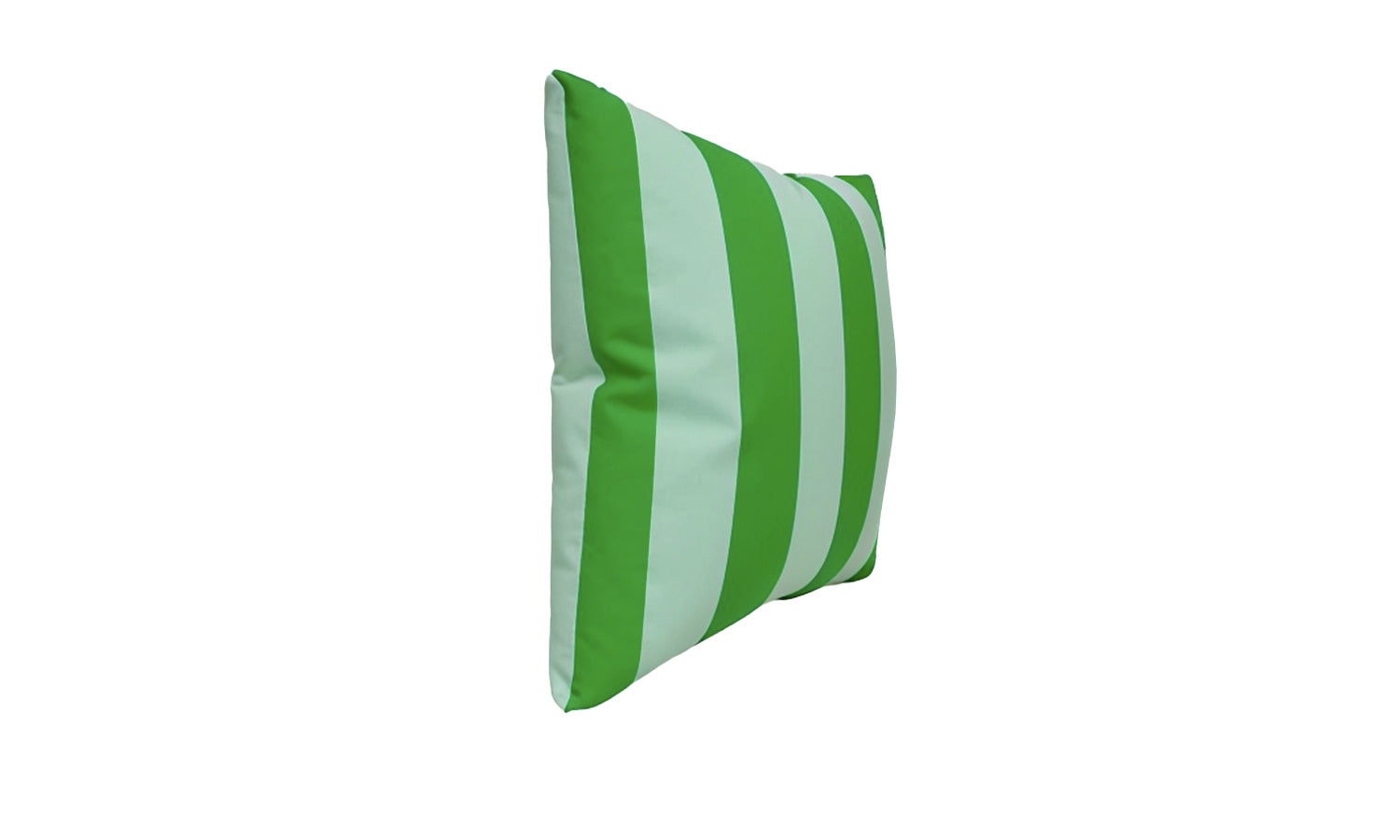 Trama Cushion Green/Aquamarine Striped