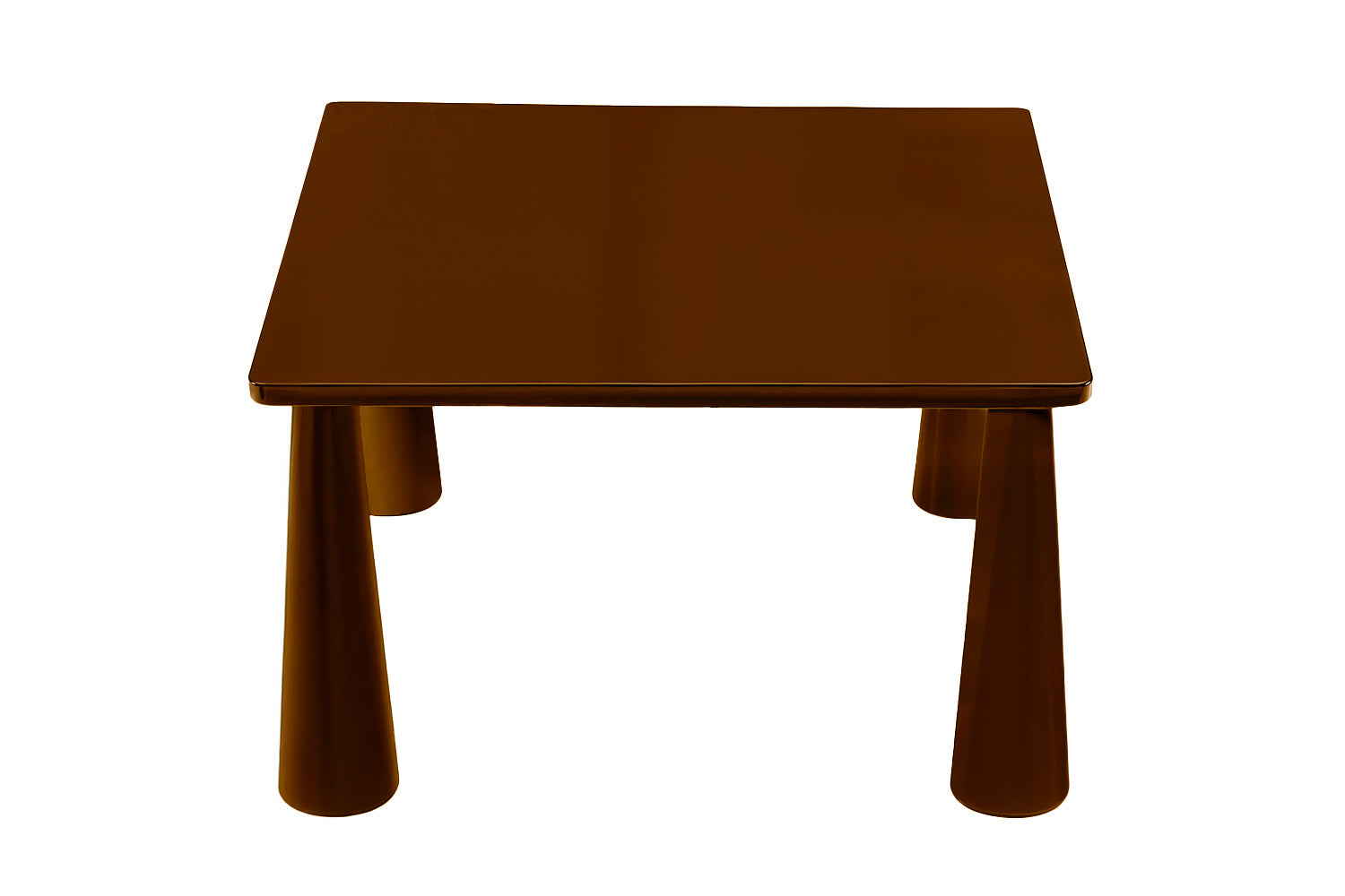 Trance Dining Table Brown Lacquer
