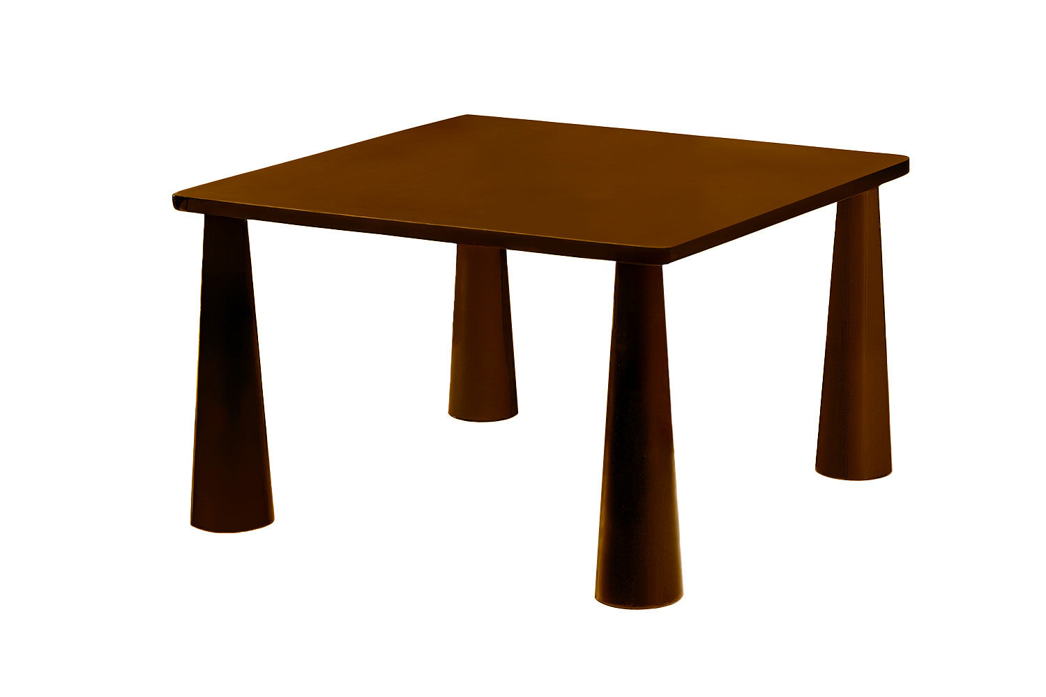 Trance Dining Table Brown Lacquer