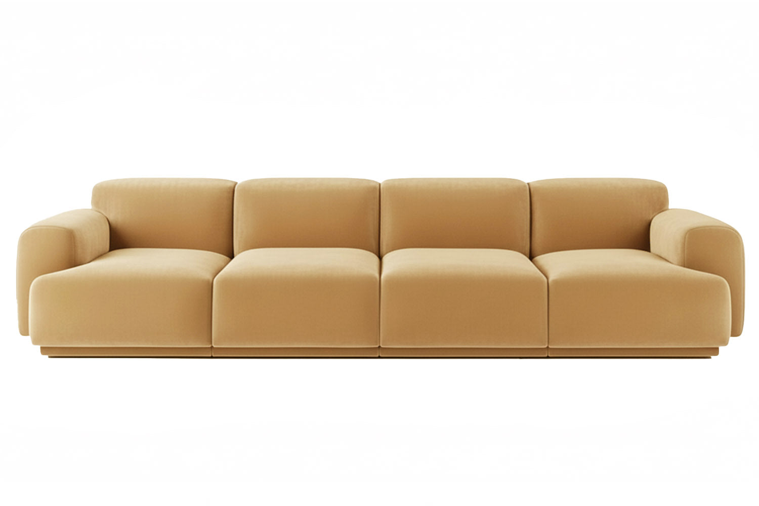 Abundancia Modular Sofa Creme Velvet