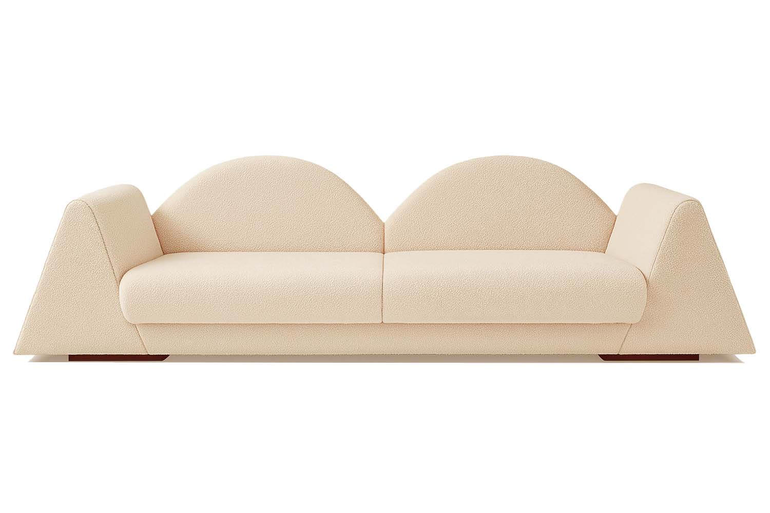 Amanecer Sofa White Bouclé