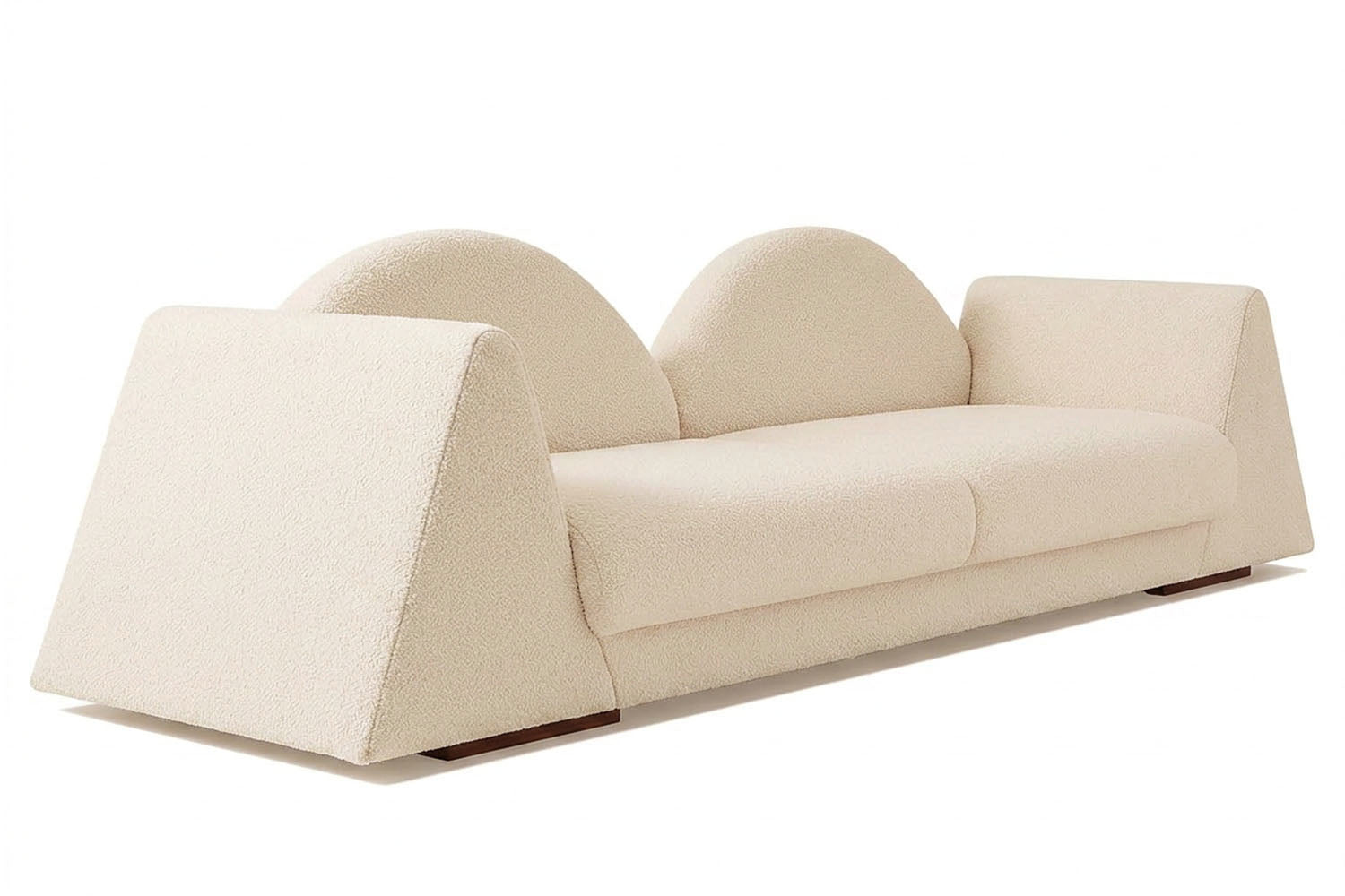 Amanecer Sofa White Bouclé