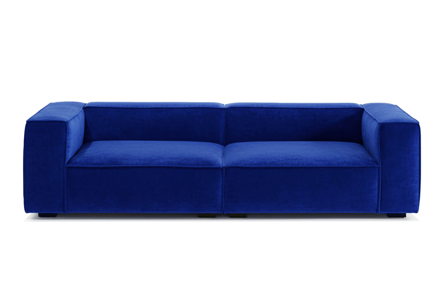 Arraigo Sofa Blue Velvet