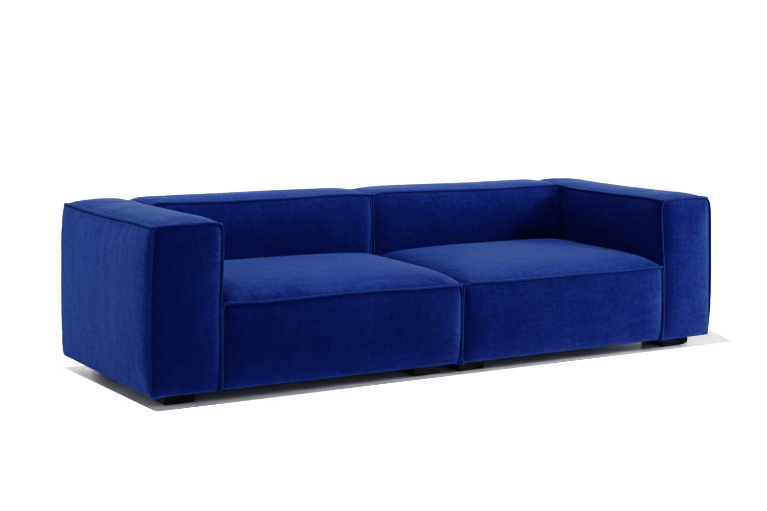 Arraigo Sofa Blue Velvet