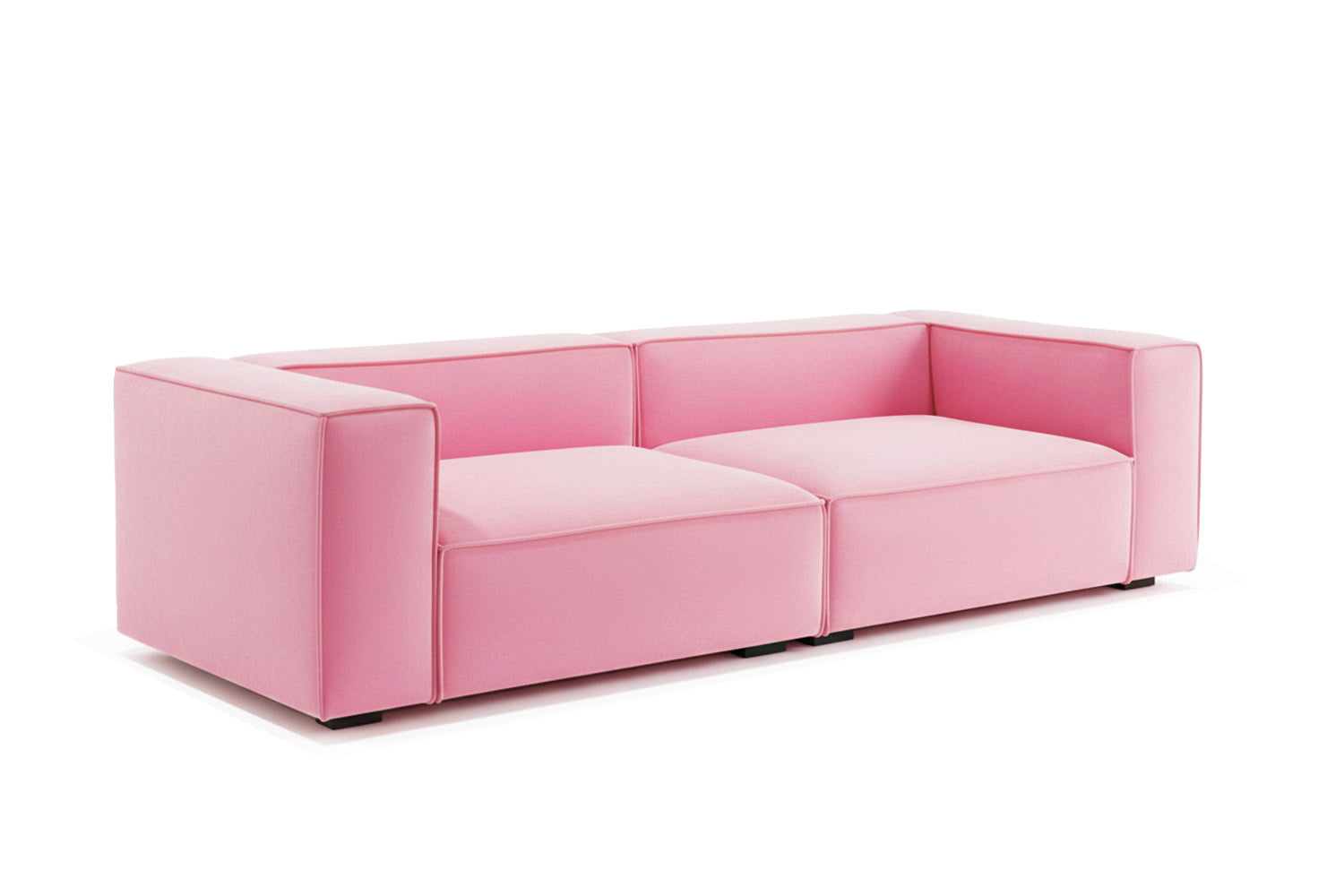 Arraigo Sofa Pink Velvet