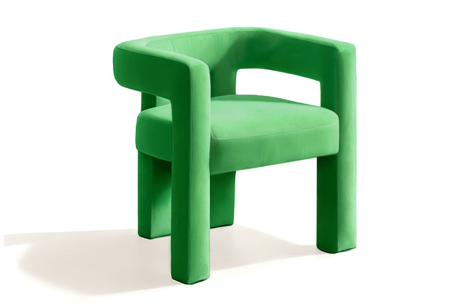 Brutal Armchair Green Velvet