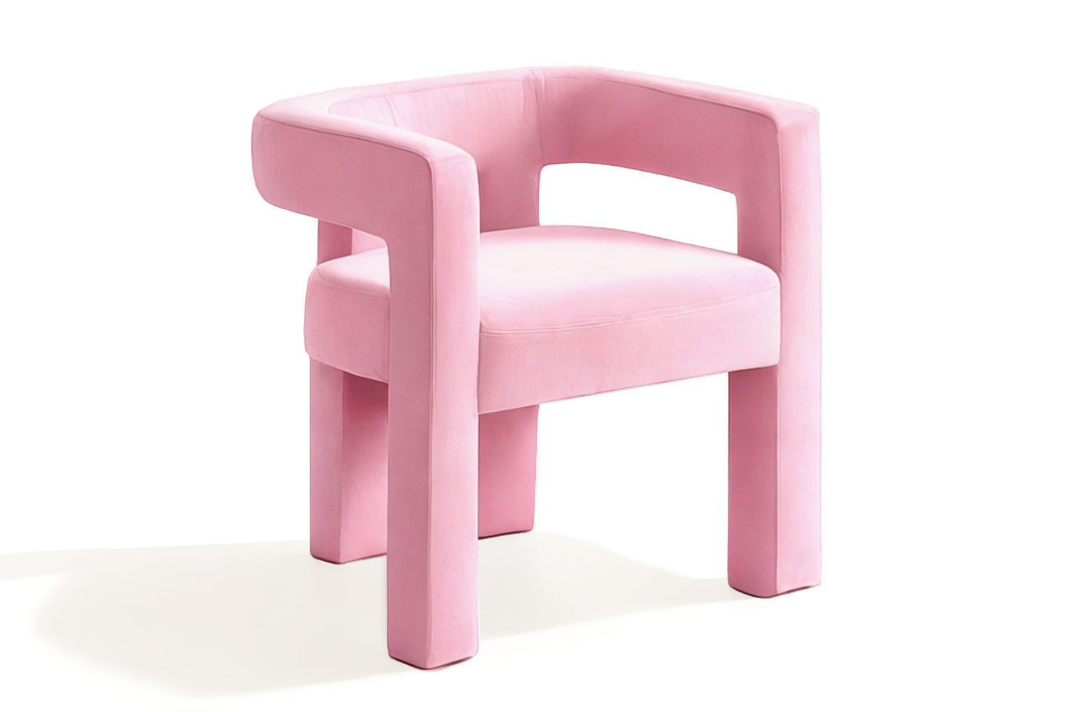 Brutal Armchair Pink Velvet