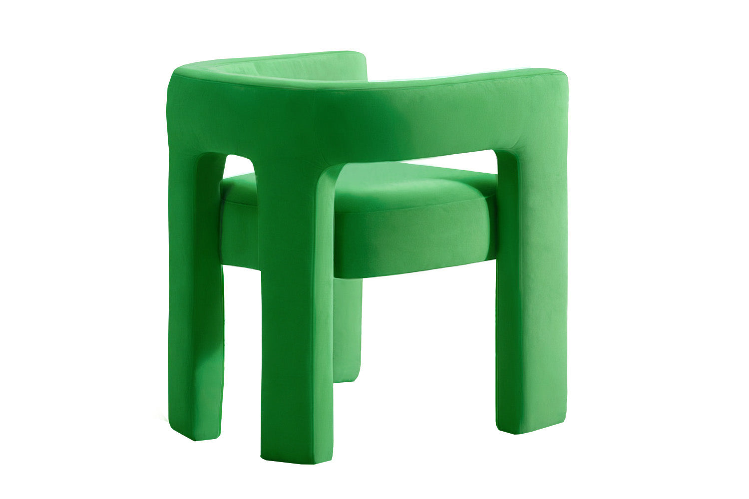 Brutal Armchair Green Velvet