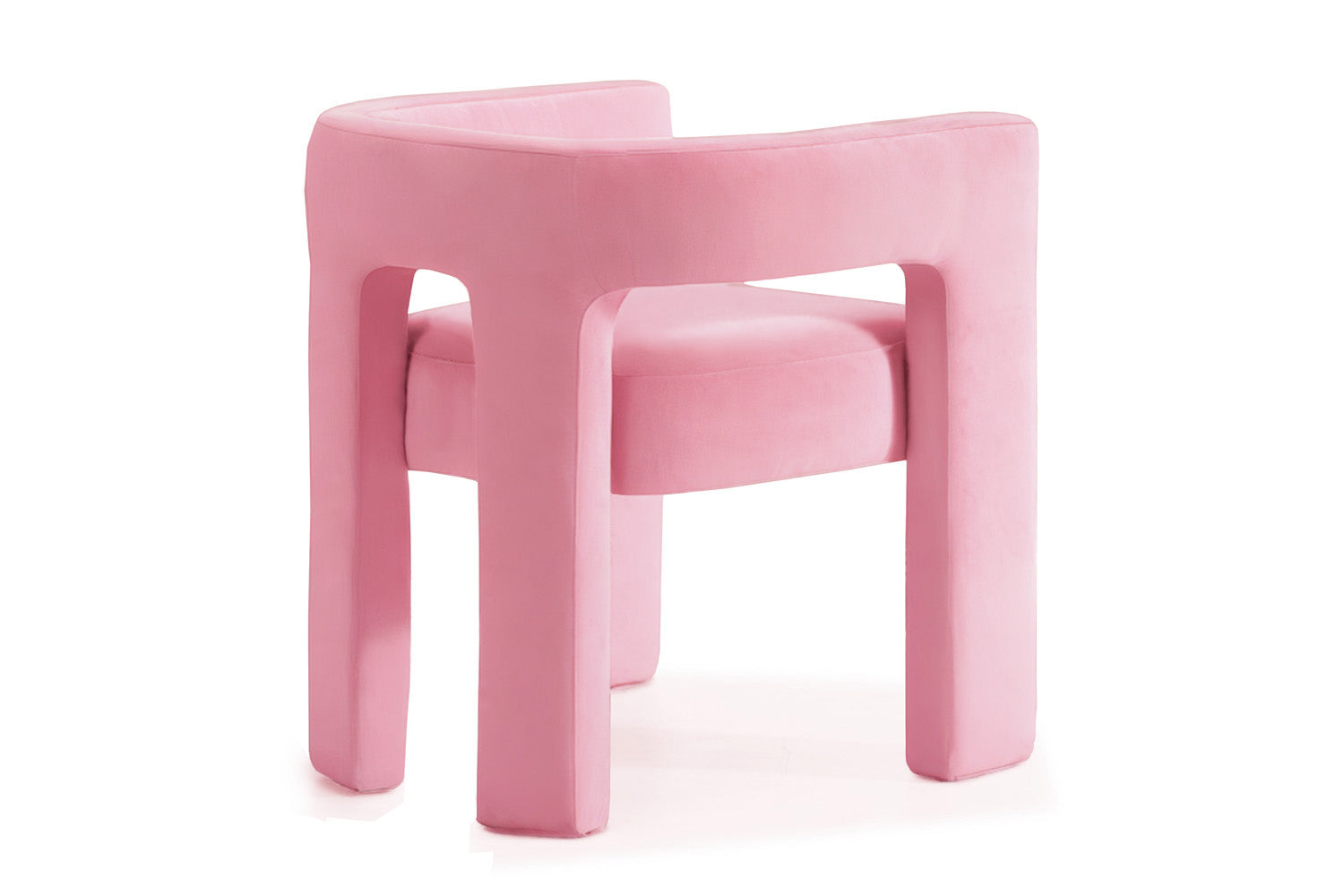 Brutal Armchair Pink Velvet