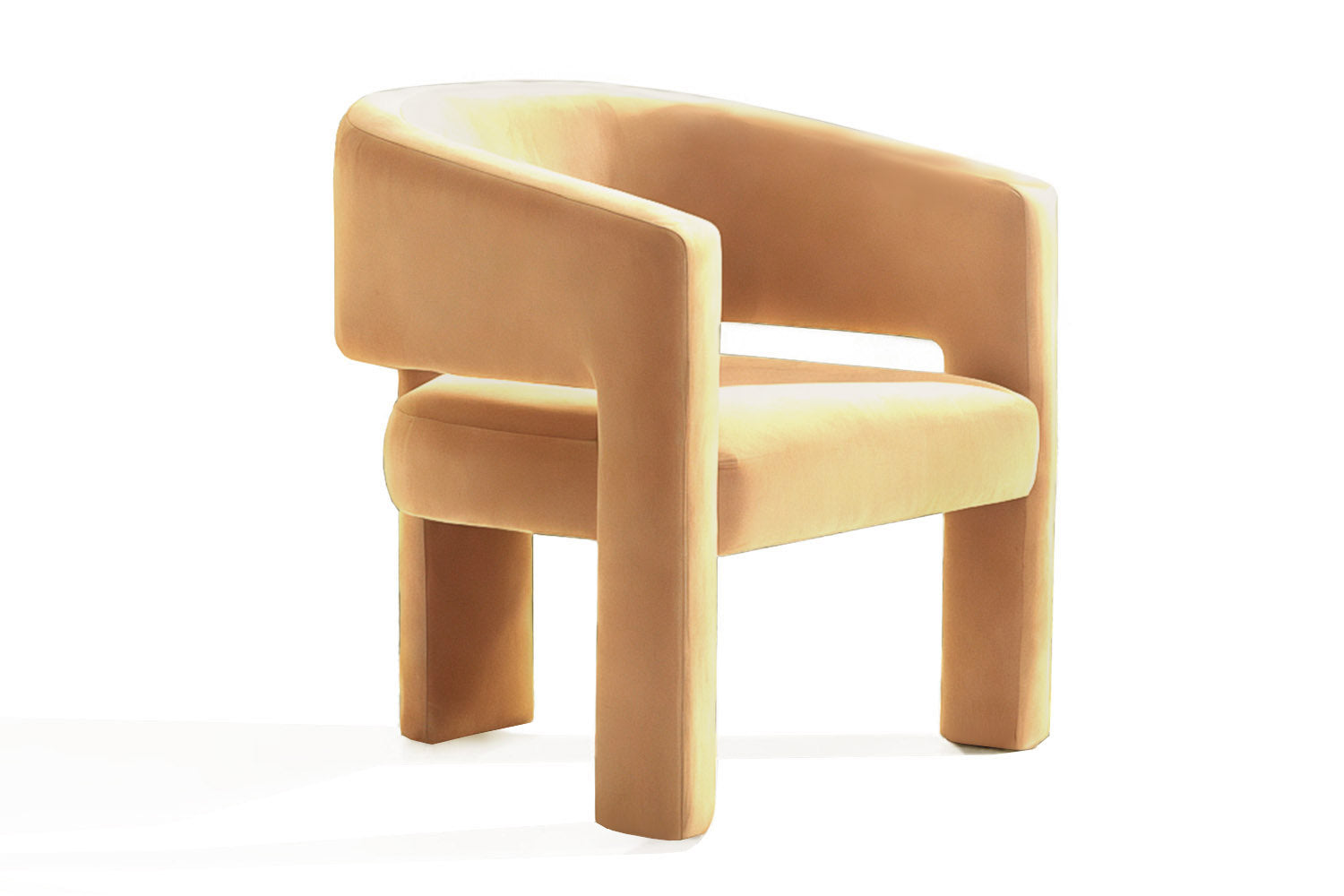 Calma Armchair Beige Velvet