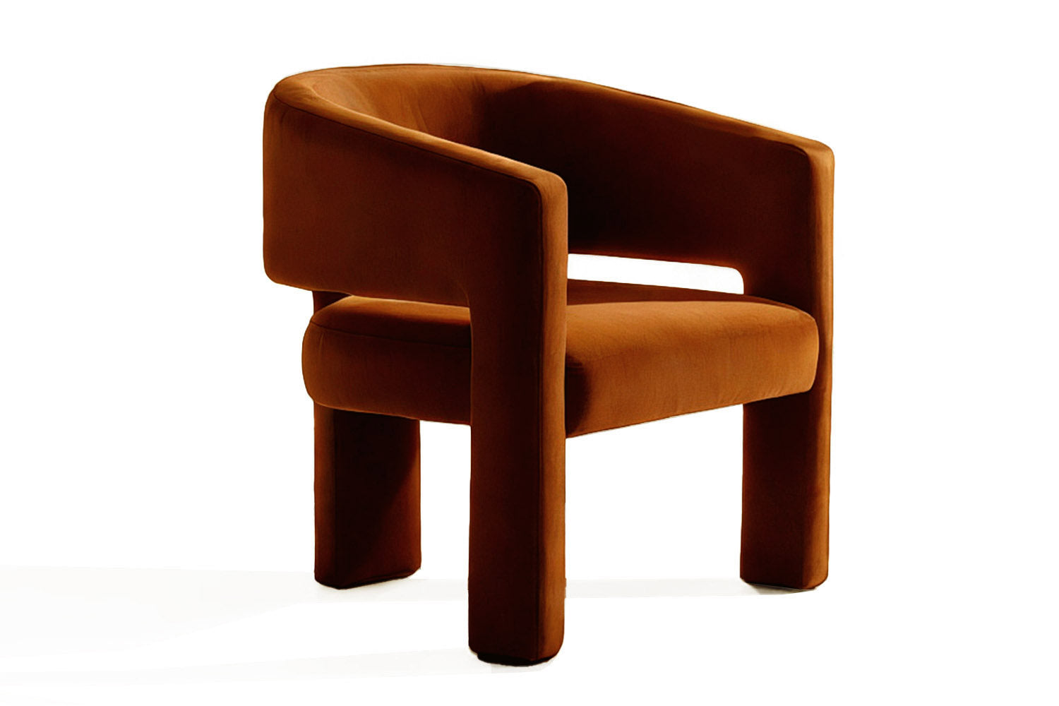 Calma Armchair Brown Velvet