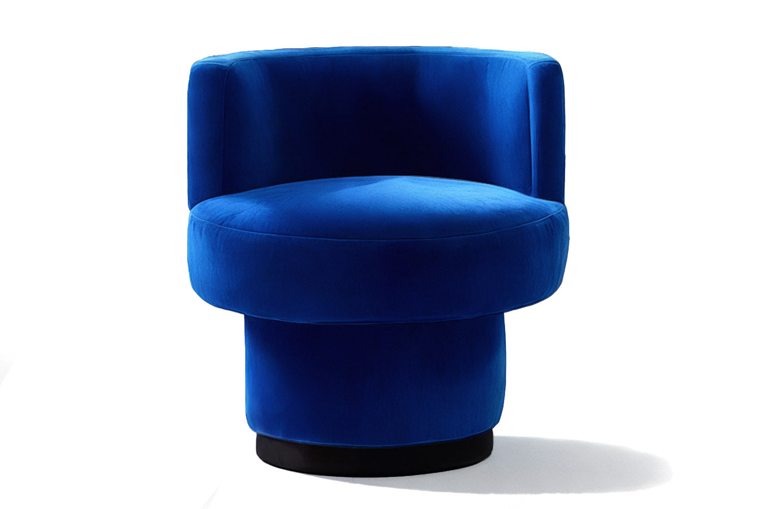 Caos Accent Chair Blue Velvet