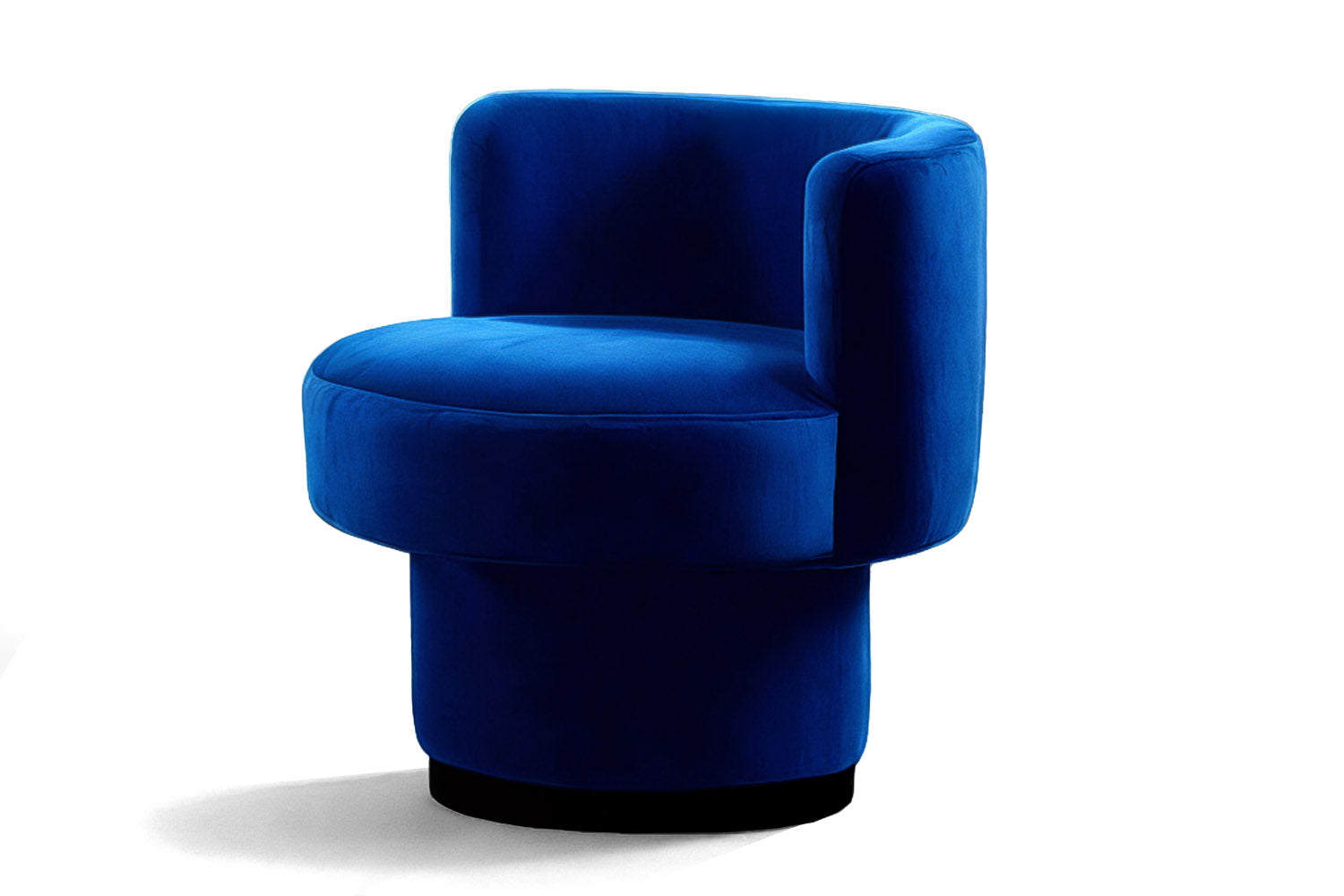 Caos Accent Chair Blue Velvet