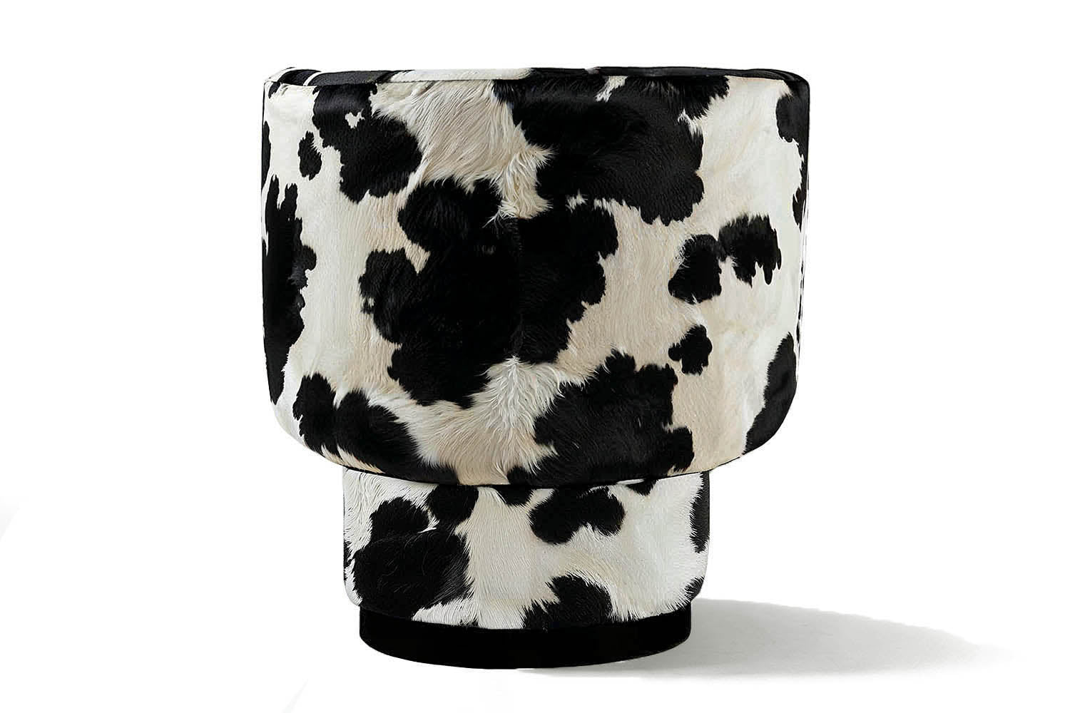 Caos Accent Chair Cow Furry Velvet