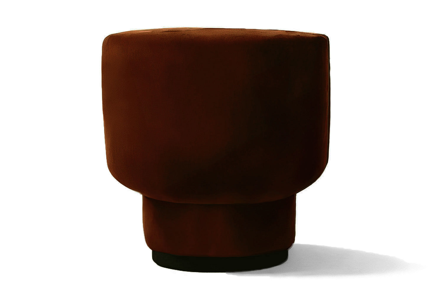 Caos Accent Chair Brown Velvet