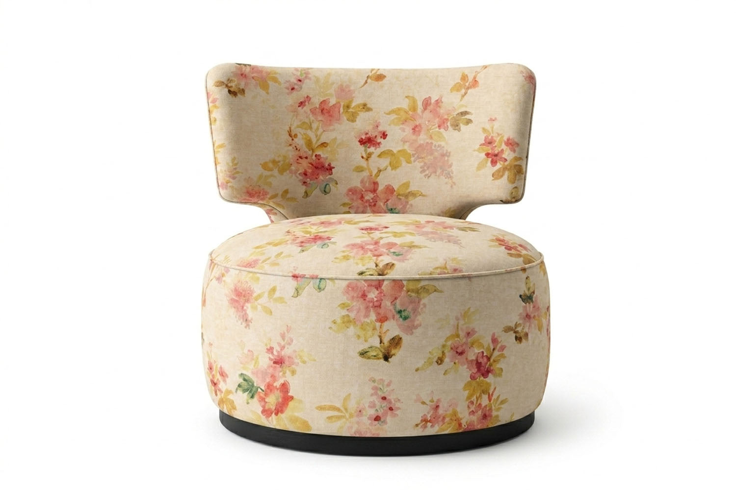 Capricho Swivel Chair Creme Ditsy