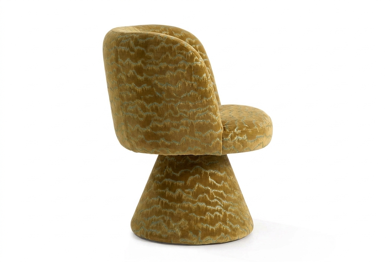 Coraje Swivel Chair Mustard Relief