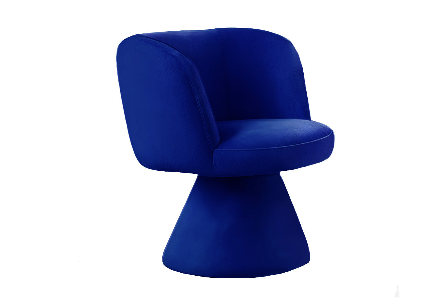 Coraje Dining Chair Blue Velvet