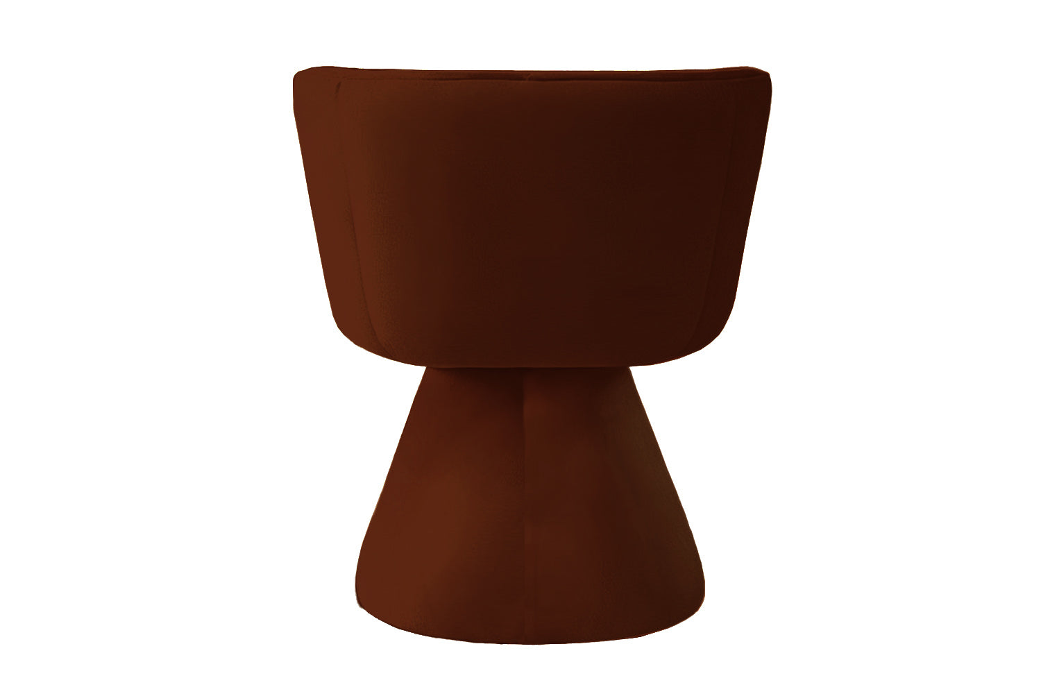 Coraje Dining Chair Brown Velvet