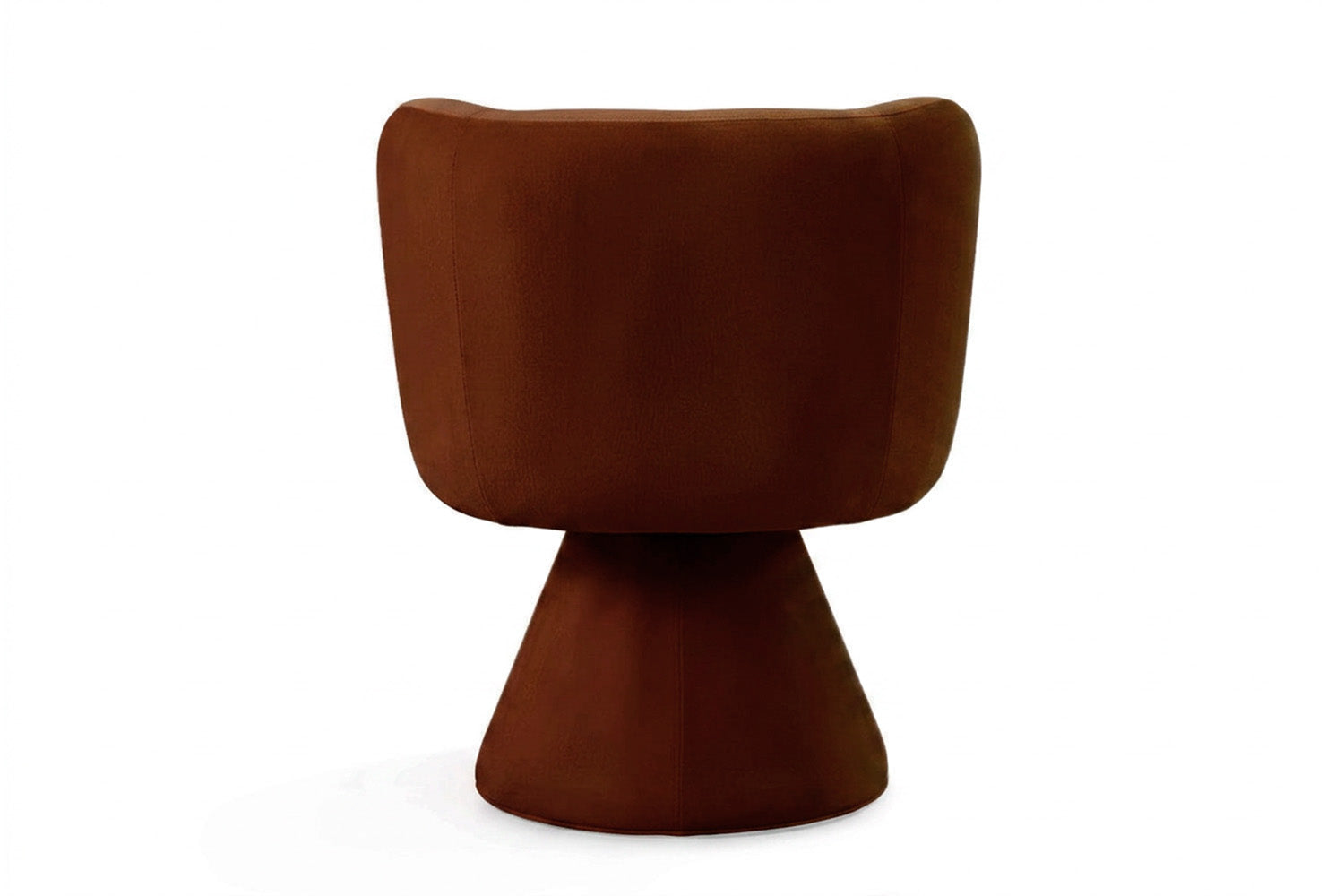 Coraje Dining Chair Brown Velvet