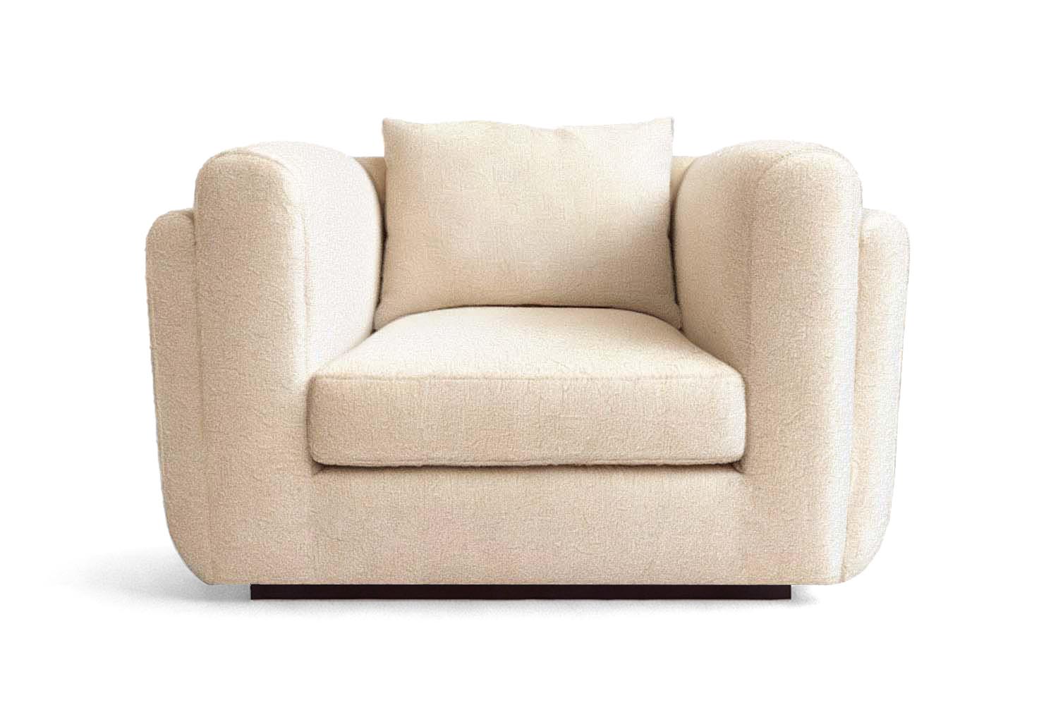 Desafío Club Chair White Bouclé