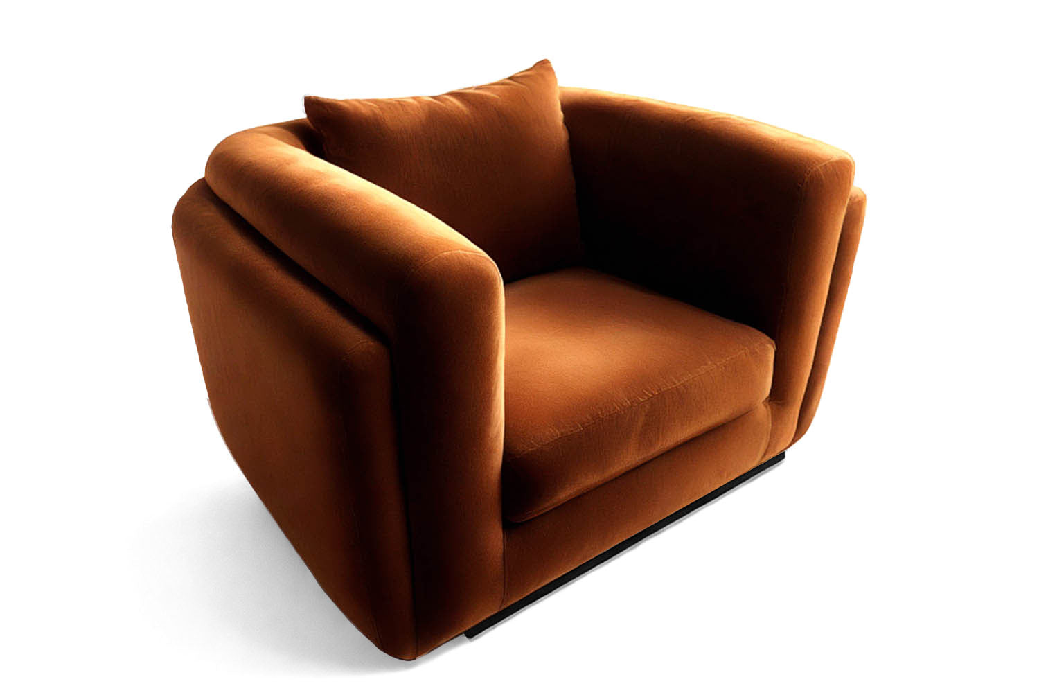 Desafío Club Chair Brown Velvet