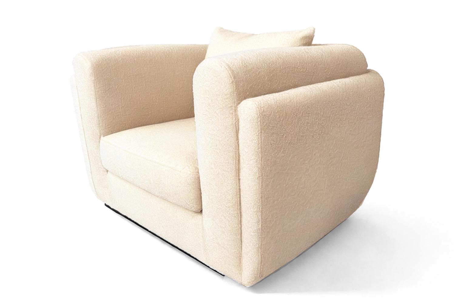 Desafío Club Chair White Bouclé