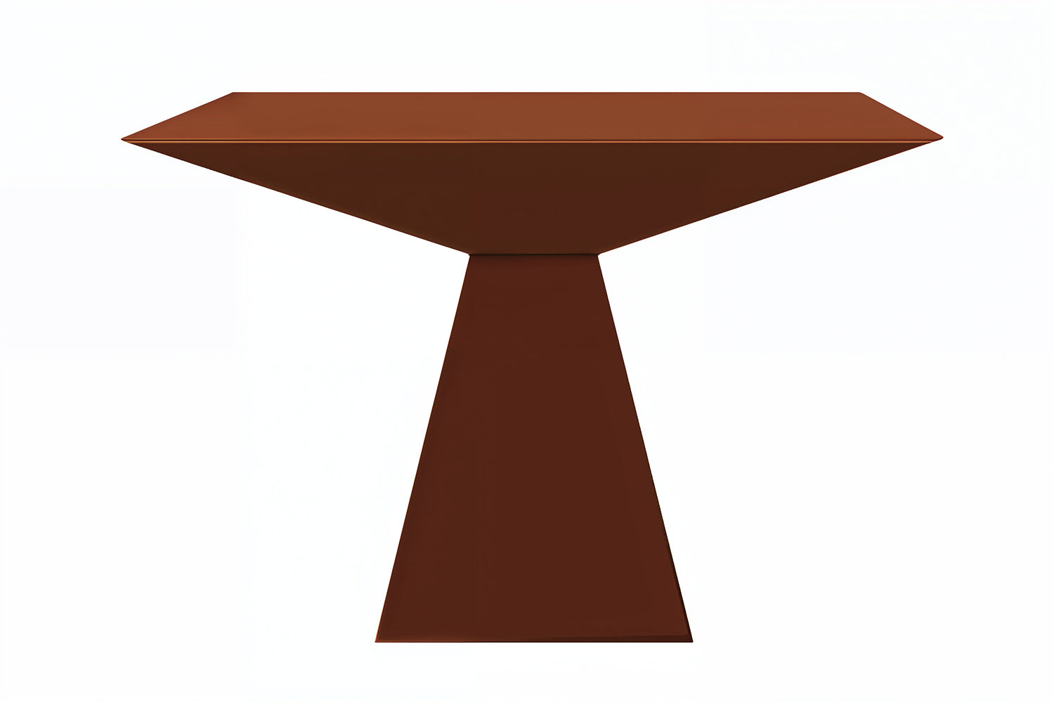 Desfase Dining Table Brown Lacquer