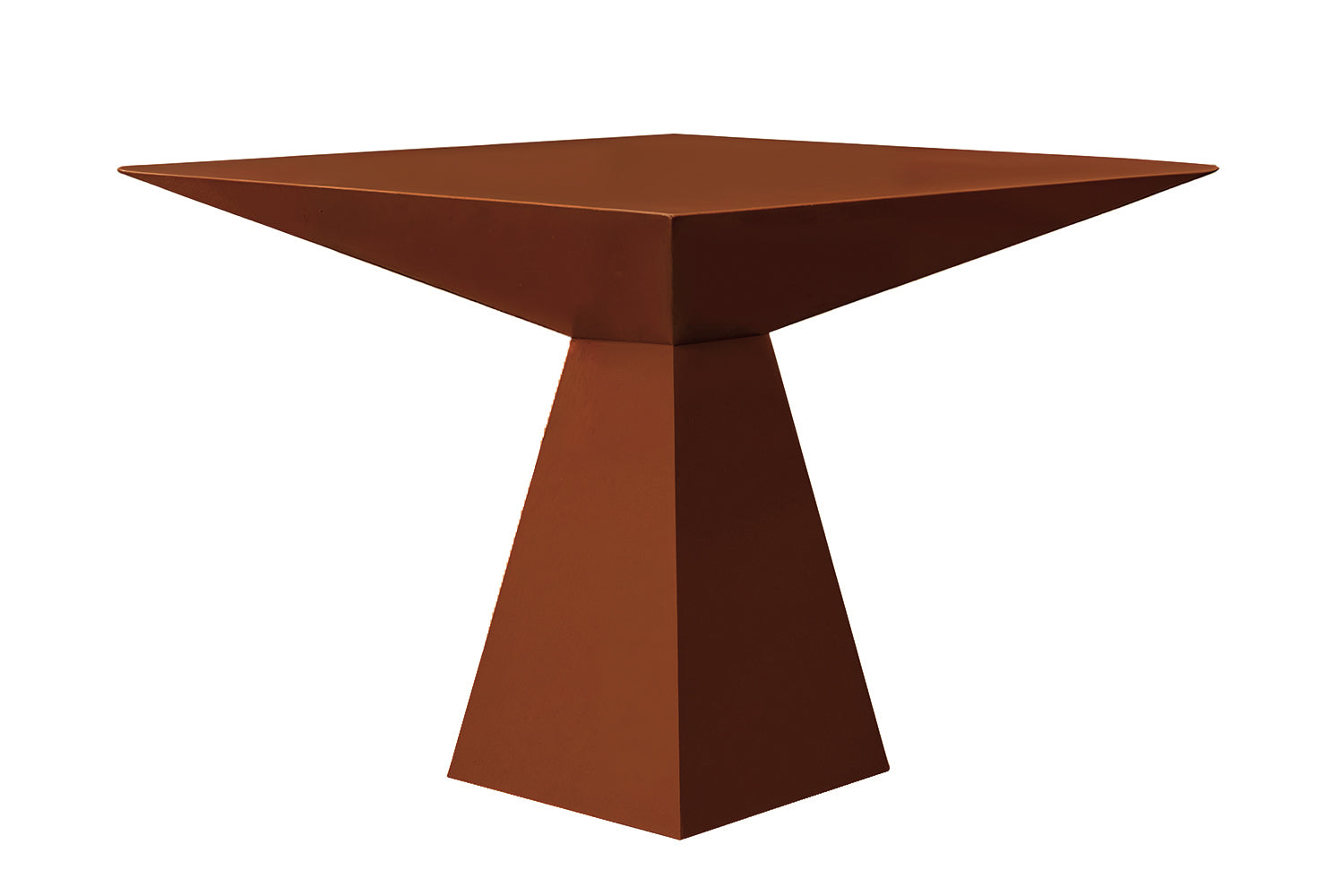 Desfase Dining Table Brown Lacquer